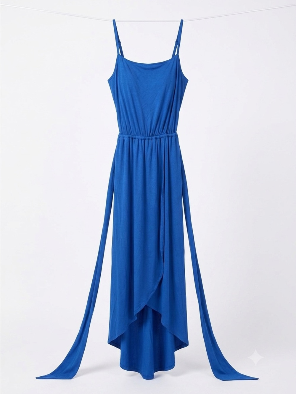 Soma Royal Blue Sleeveless High-Low Maxi Dress